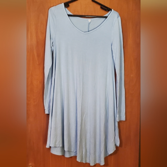 Boutique Dresses Light Blue Dress Poshmark